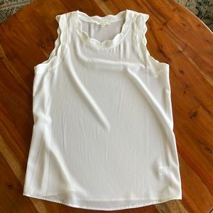 Pleione sleeveless blouse in white